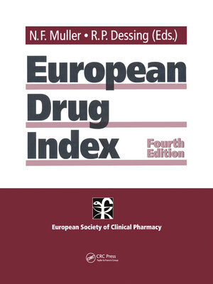 cover image of European Drug Index